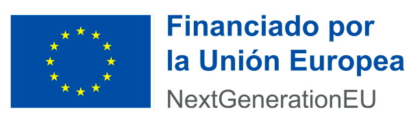 Logo "Financiado por la Unión Europea, NextGenerationEU" a color.